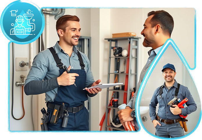Portrait d’un plombier certifié avec outils professionnels